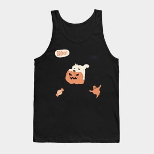 Halloween cute dog sticker pack Tank Top